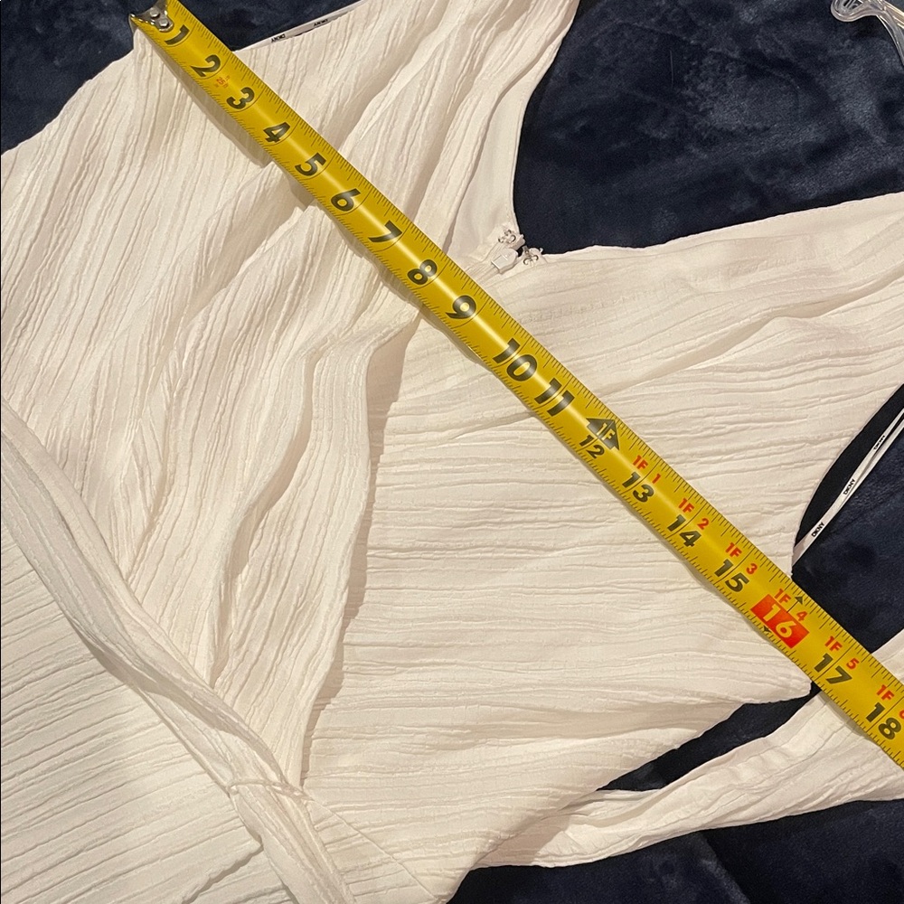 DKNY White High Low Sleeveless Lined Dress 8 - Picture 7 of 11